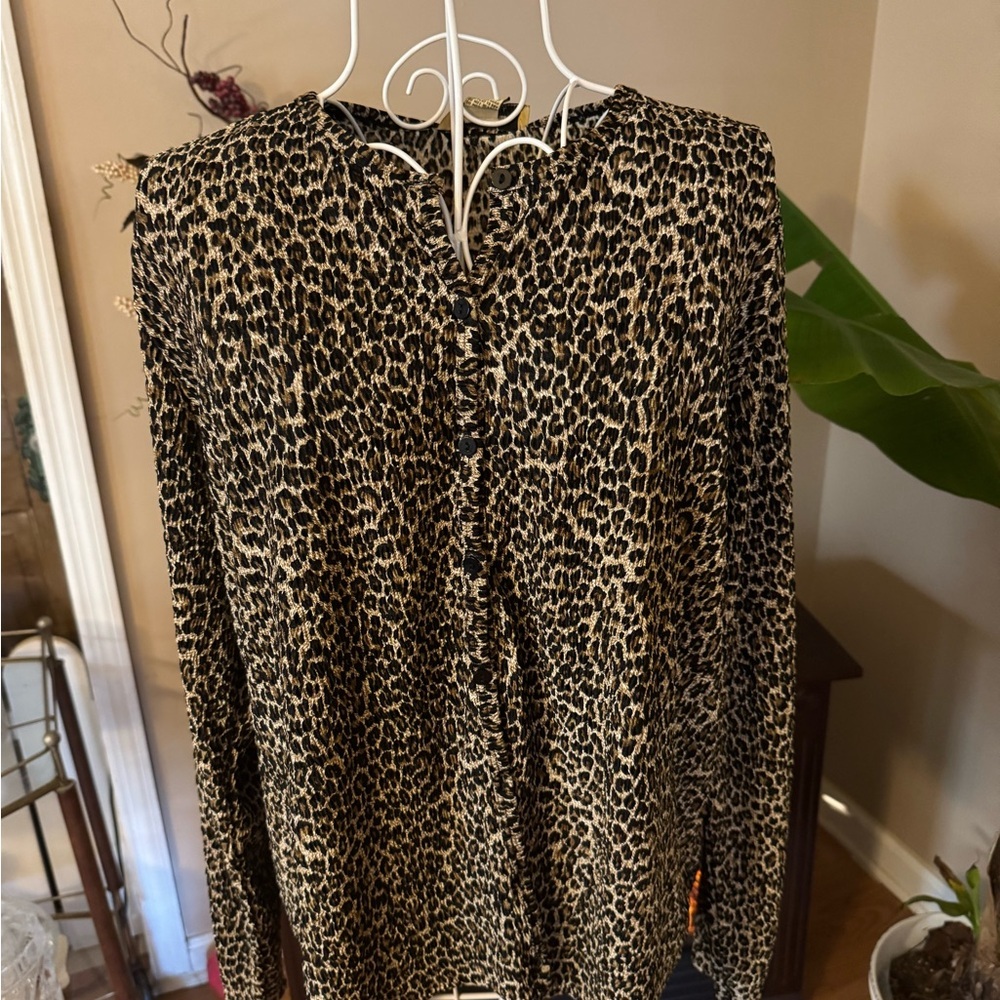 RAFAEL Leopard Patterned Top